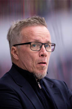 Björklövens tränare Hans Wallson