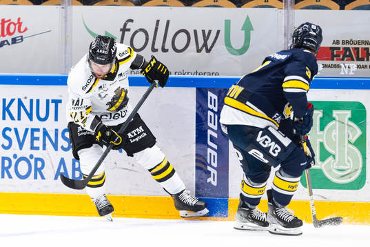 s Christian Sandberg och HV71:s Daniel Bertov