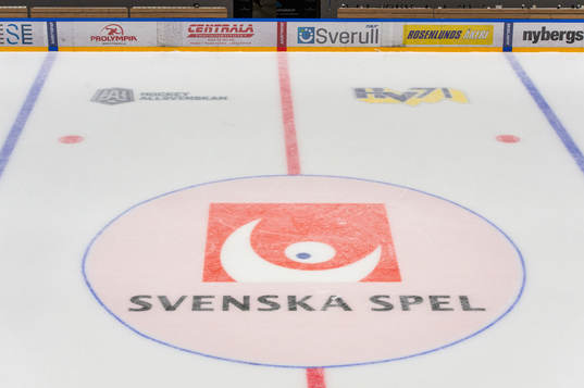 s logotyper på isen