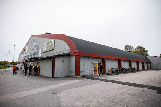 Exteriör av Plivit Arena