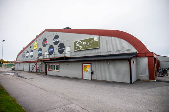Exteriör av Plivit Arena