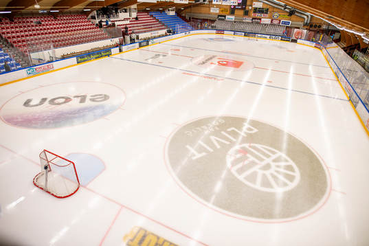 Interiör av Plivit Arena