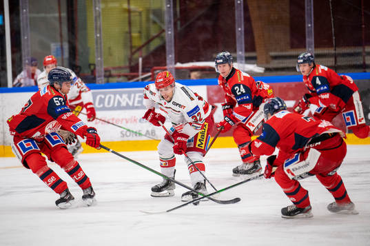 Västerviks Alfred Barklund och Modos Markus Modigs