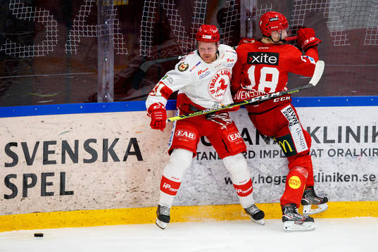 Troja-Ljungbys  Emil Eriksson och Almtunas Jacob