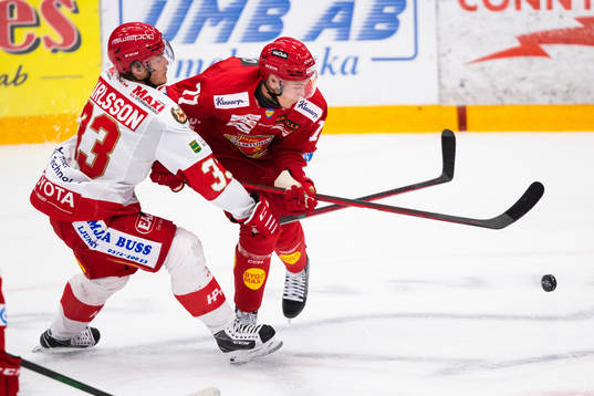 Troja-Ljungbys Daniel Karlsson Thörnros och Almtunas