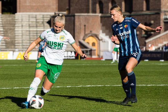Hammarbys Emma Jansson och Djurgårdens Sara Olai
