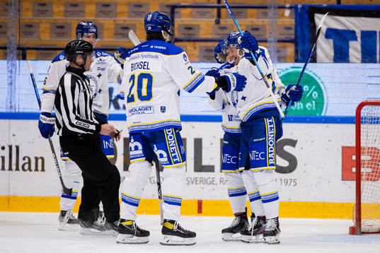 Leksands Patrik Norén jublar