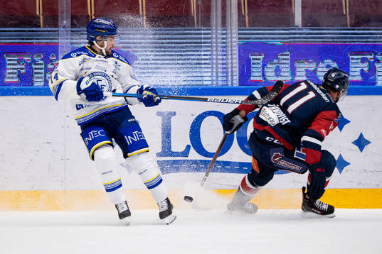 Leksands Oskar Lang och Linköpings Henrik Törnqvist