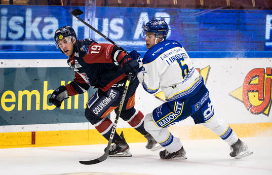Linköpings Patrick Russel och Leksands Alexander Lundqvist