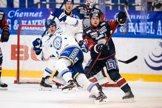 Leksands Martin Karlsson och Linköpings Jesper Pettersson
