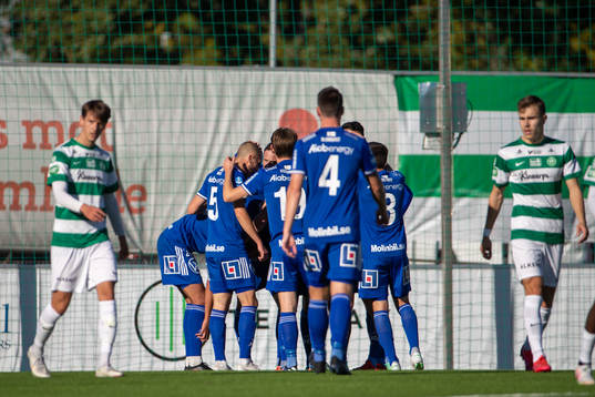 Jubel 0-2 målet av Sundsvalls Ludvig Nåvik