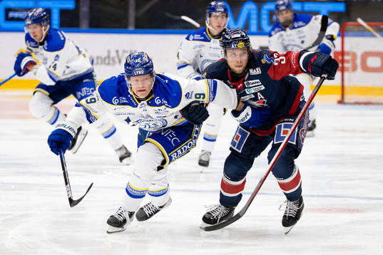 Leksands Emil Heineman och Linköpings Jesper Pettersson