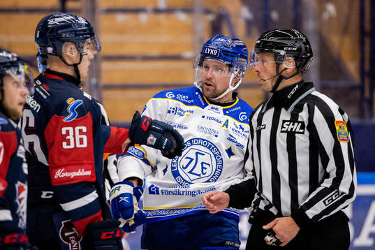 Linköpings Linus Cronholm och Leksands Jonas Ahnelöv