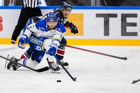 Leksands Patrik Zackrisson och Linköpings Nikola Pasic
