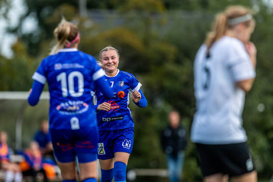 Södra Sandbys Sally Ebba Gertrud Fischer jublar