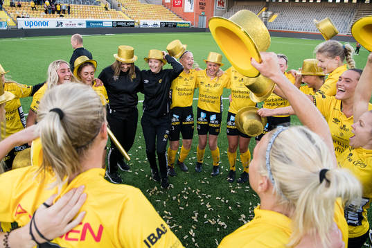 Elfsborgs spelare jublar