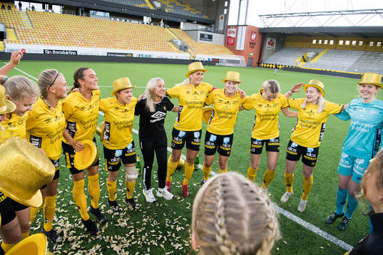 Elfsborgs spelare jublar