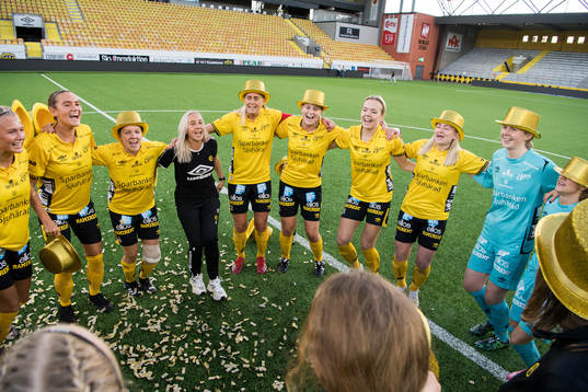 Elfsborgs spelare jublar
