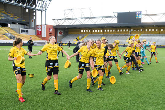Elfsborgs spelare jublar