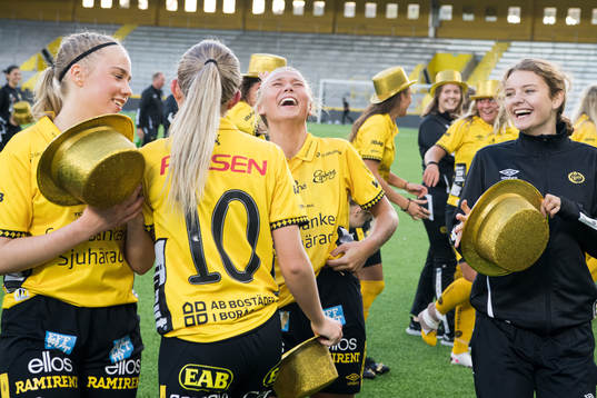 Elfsborgs Evelina Brink, Matilda Ståhlbom Karlsson, Linn