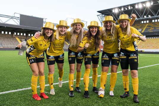 Elfsborgs Donika Shala, Fanny Johansson, Matilda Ståhlbom