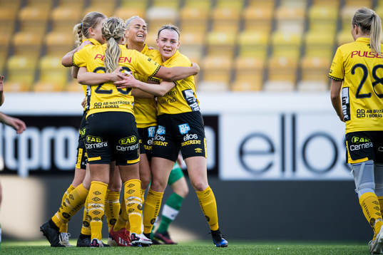 Elfsborgs spelare jublar