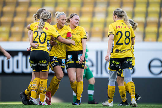 Elfsborgs spelare jublar
