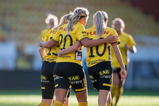 Elfsborgs Matilda Ståhlbom Karlsson, Ebba Johansson och