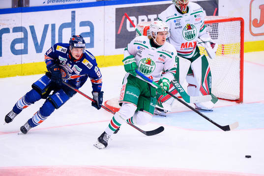 Växjös Victor Stjernborg och Rögles Tony Sund