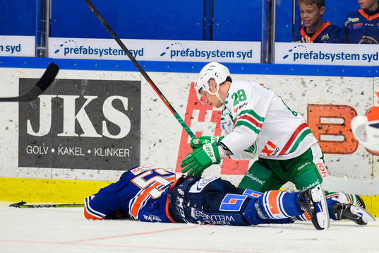 Växjös Arvid Lundberg och Rögles Anton Bengtsson
