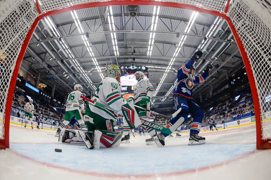 Växjös Pontus Holmberg jublar