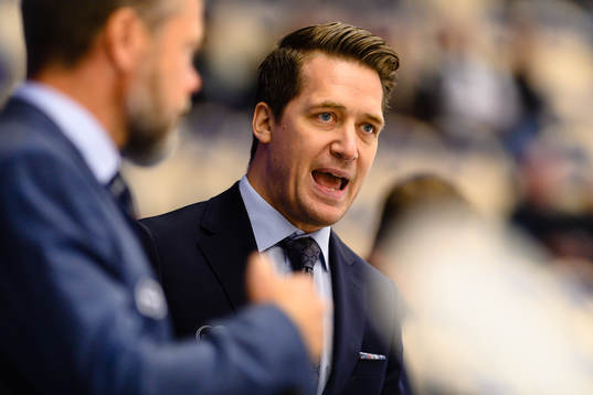 Växjös tränare Sam Hallam