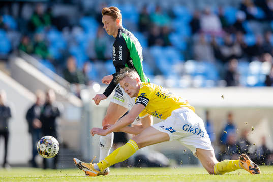 GAIS Julius Lindberg och Falkenbergs Ludvig Öhman