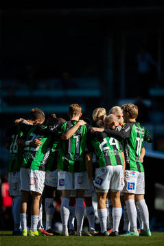 GAIS samlade innan fotbollsmatchen i Superettan mellan GAIS