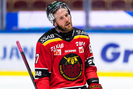 Luleås Linus Omark deppar