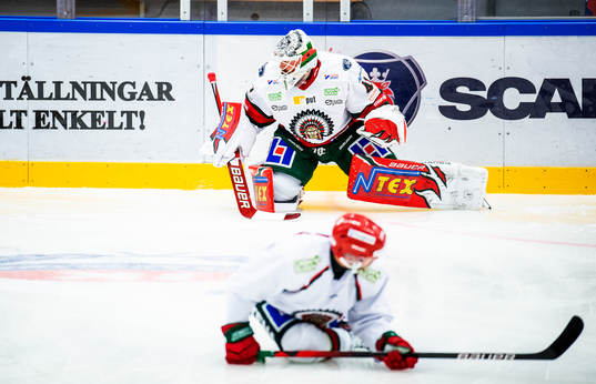 Frölundas målvakt Niklas Rubin