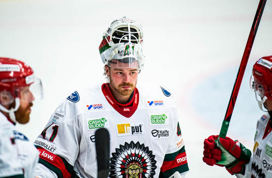 Frölundas målvakt Niklas Rubin