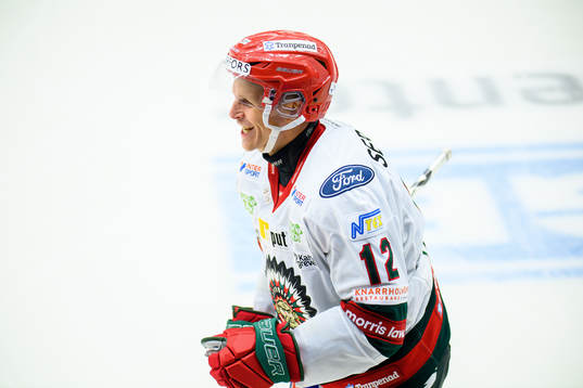 Frölundas Max Friberg jublar