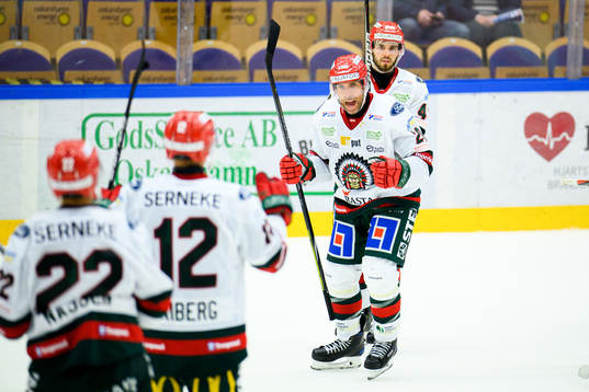 Frölundas Joel Lundqvist jublar
