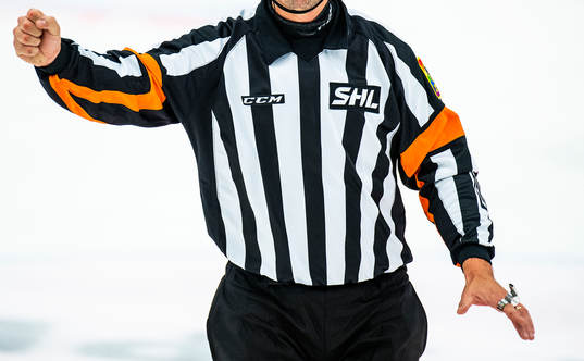 Domartröja med CCM och SHL logotyp på