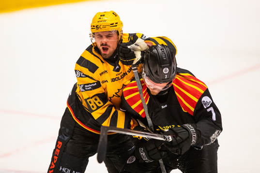 Skellefteås Jayce Hawryluk och Brynäs Marcus Björk