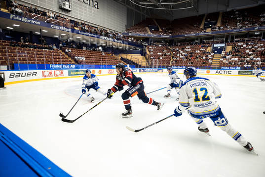 Leksands Alexander Lundqvist och Linköpings Patrick Russel