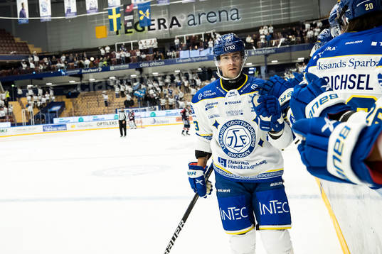 Leksands Mikael Ruohomaa jubel