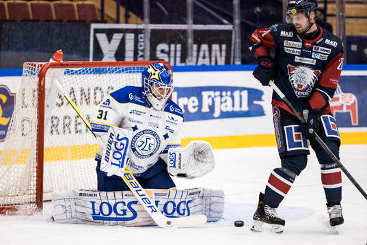 Leksands målvakt Kasimir Kaskisuo och Linköpings
