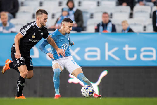 Örebros Benjamin Hjertstrand och Malmö FFs Veljko