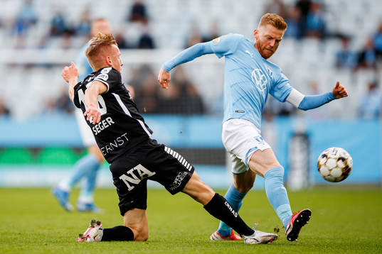 Örebros David Seger och Malmö FFs Anders Christiansen