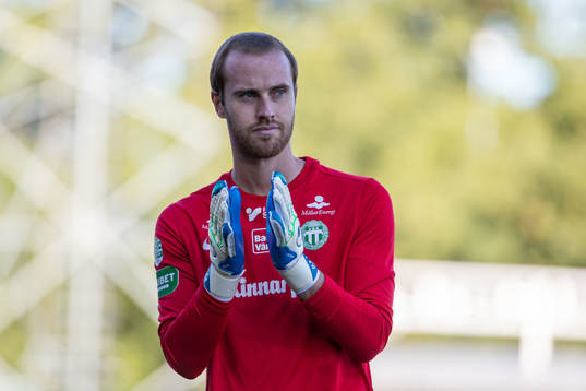Västerås Daniel Svensson innan fotbollsmatchen i