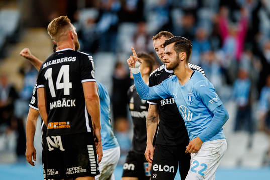 Malmö FFs Adi Nalic jublar