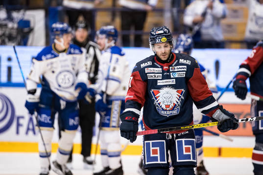 Linköpings Brian Gibbons deppar