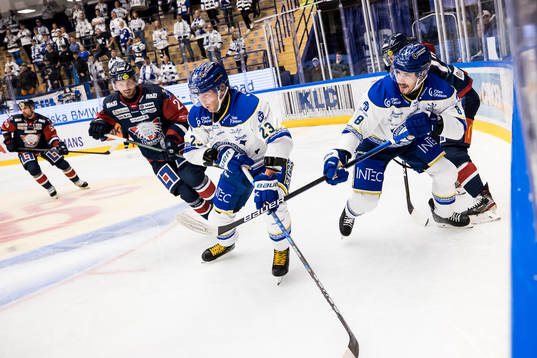 Leksands Mikael Ruohomaa och Leksands Matt Caito